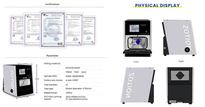 5 axis dental cad cam milling machine display 5 axis dental cad cam milling machine display
