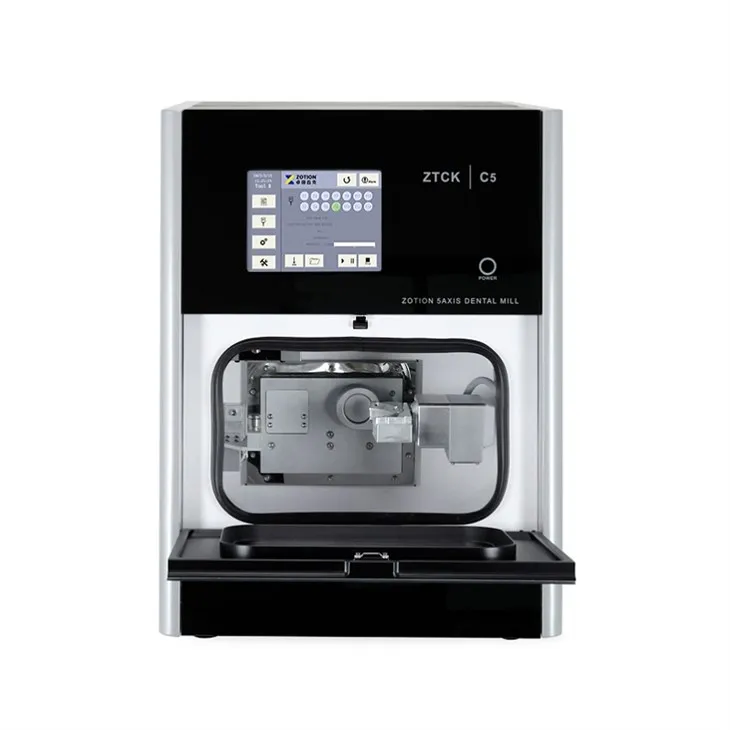 5 axis cad cam milling machine for dental lab zirconia block