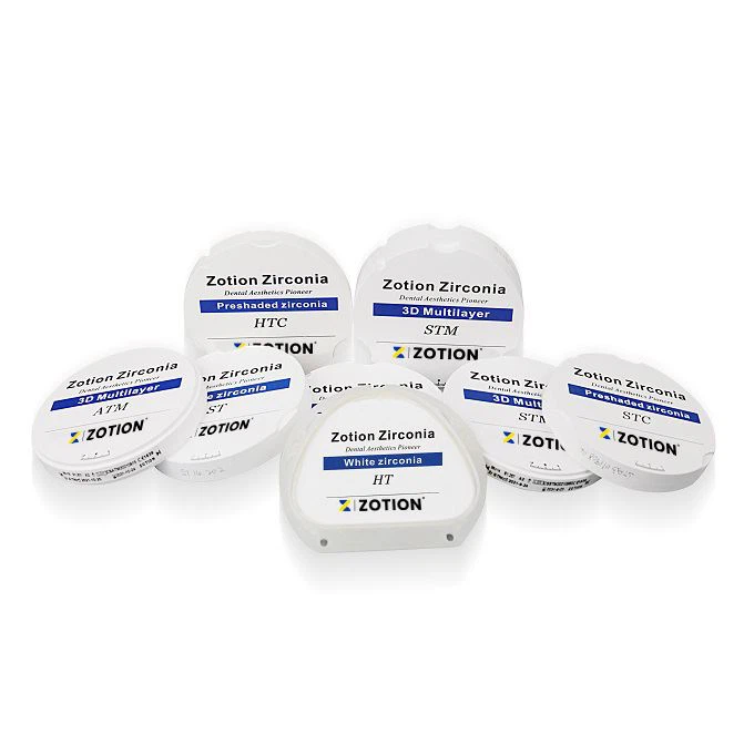 Dentistry Used Posterior Multilayer Zirconia 16COLOR For Lab