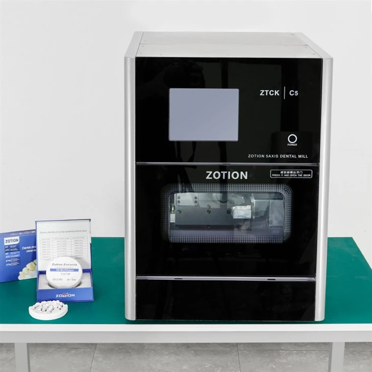 Zotion 5-Axis Dental Milling Machine For Zirconia Pucks Milling