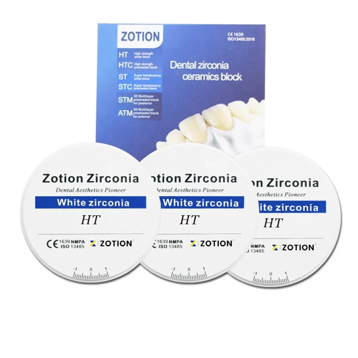 LT HT ST White Zirconia Block